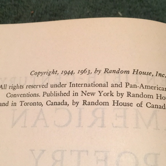 “Twentieth Century American Poetry” Hardcover - Picture 4 of 9